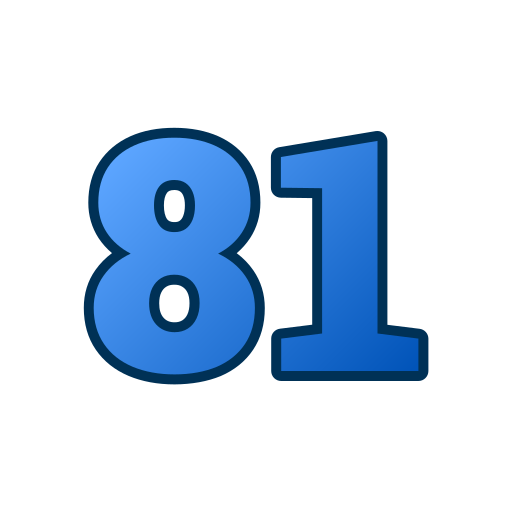 81 Icône gratuit 81 Icône gratuit