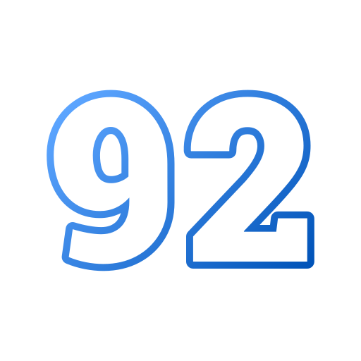 92 Icône gratuit 92 Icône gratuit