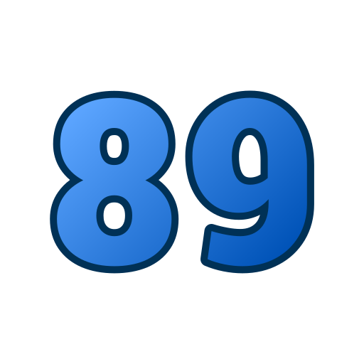 89 Icône gratuit 89 Icône gratuit