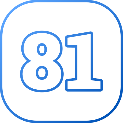 81 Icône gratuit 81 Icône gratuit