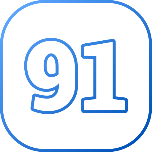 91 Icône gratuit 91 Icône gratuit