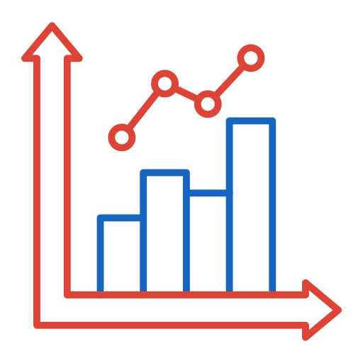 gráfico de barras icono gratis