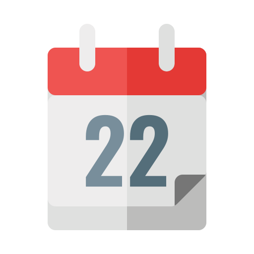 Calendar Generic color fill icon