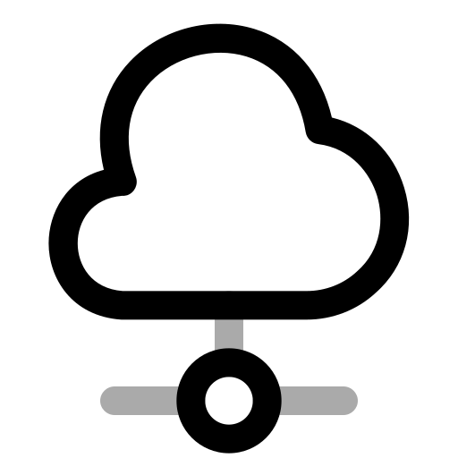 conexión a la nube icono gratis