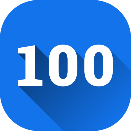 100 Icône gratuit 100 Icône gratuit