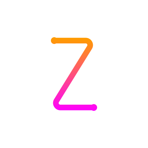 Letter Z Generic Gradient Outline Icon