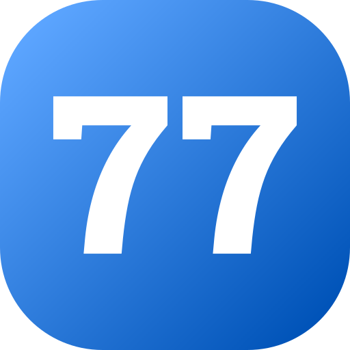 77 Icône gratuit 77 Icône gratuit