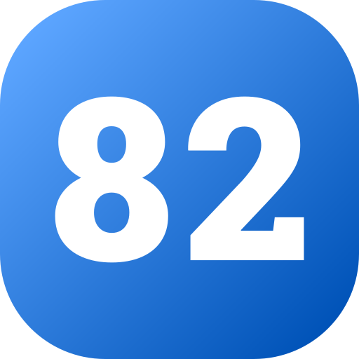 82 Icône gratuit 82 Icône gratuit