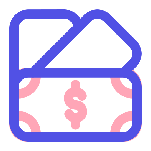 Paper Money Generic Color Outline Icon