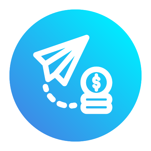 Send money Generic gradient fill icon