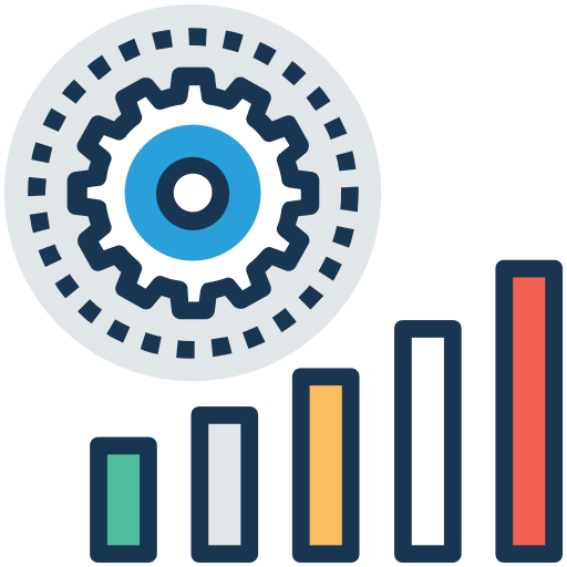 gráfico de crecimiento icono gratis