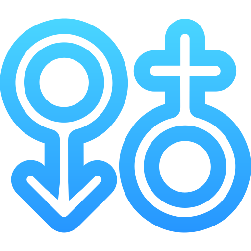 Male Female Generic Gradient Outline Icon