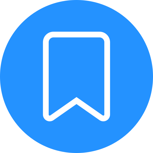 Bookmark Generic color fill icon