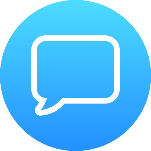 Chat Generic gradient fill icon