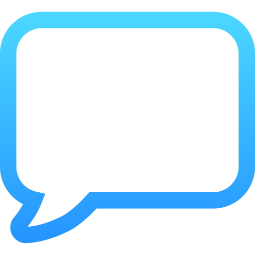 Chat Generic gradient outline icon