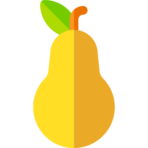 Pear Basic Rounded Flat icon