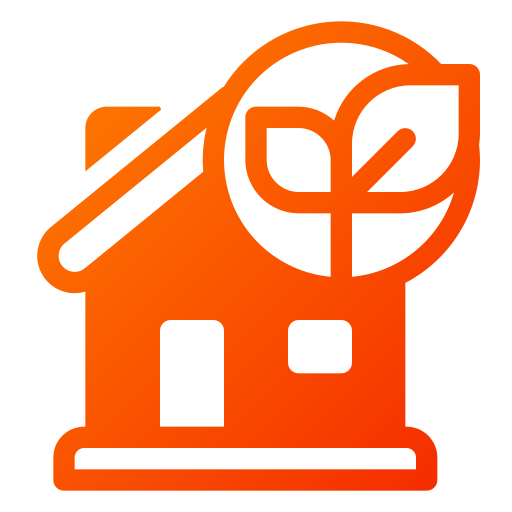 casa ecológica icono gratis