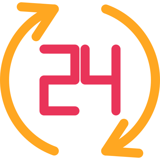 24 heures Icône gratuit 24 heures Icône gratuit