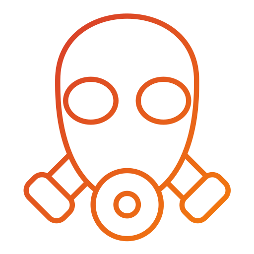 máscara de gas icono gratis