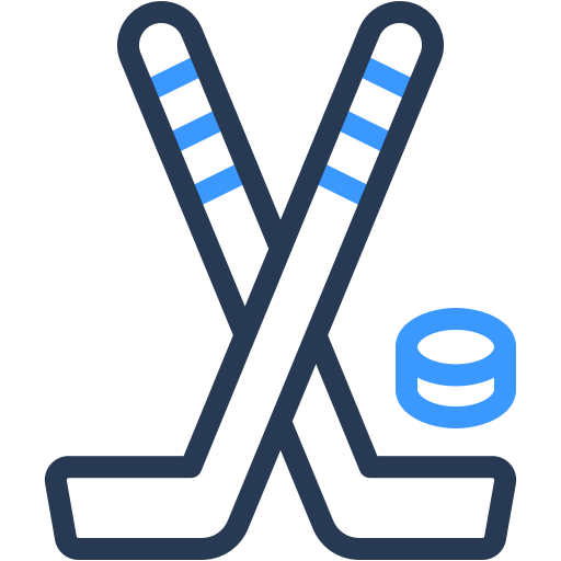 Ice Hockey Generic Color Outline Icon