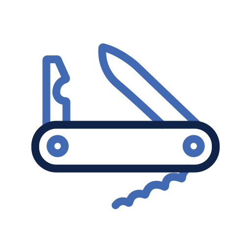Utility knife free icon