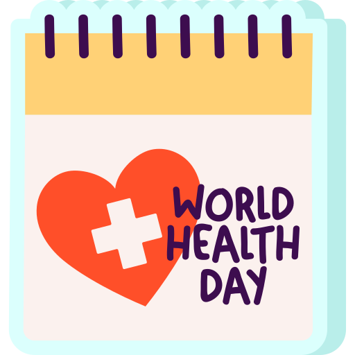 World health day free sticker World health day free sticker