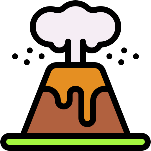 Volcano Generic color lineal-color icon