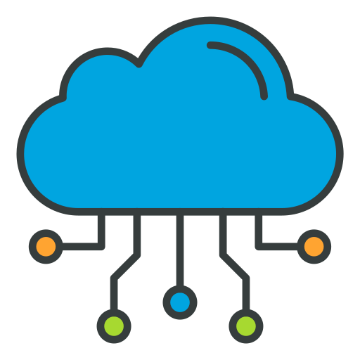 Cloud technology Generic color lineal-color icon