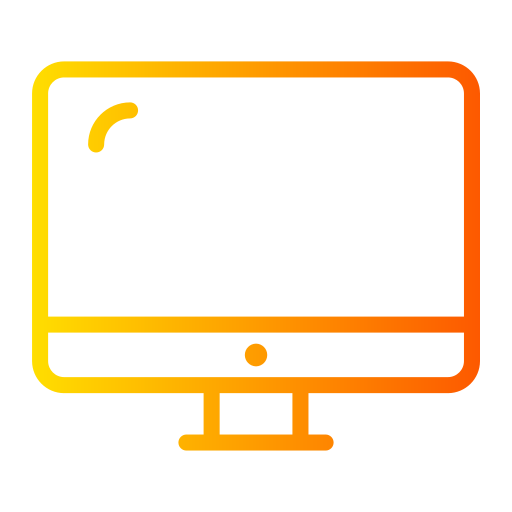 monitor de televisión icono gratis