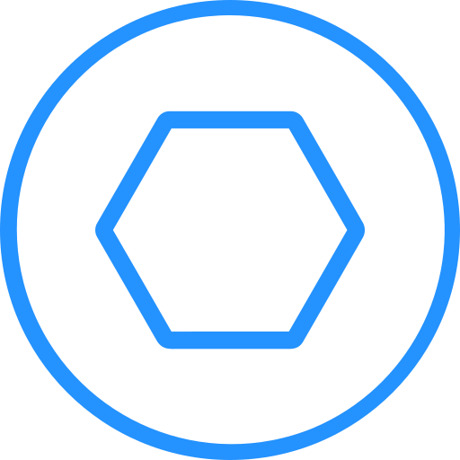 vertical icon hexagon png