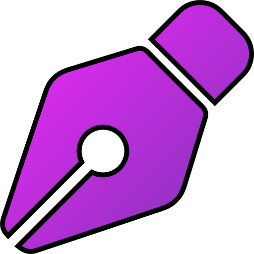 pluma fuente icono gratis