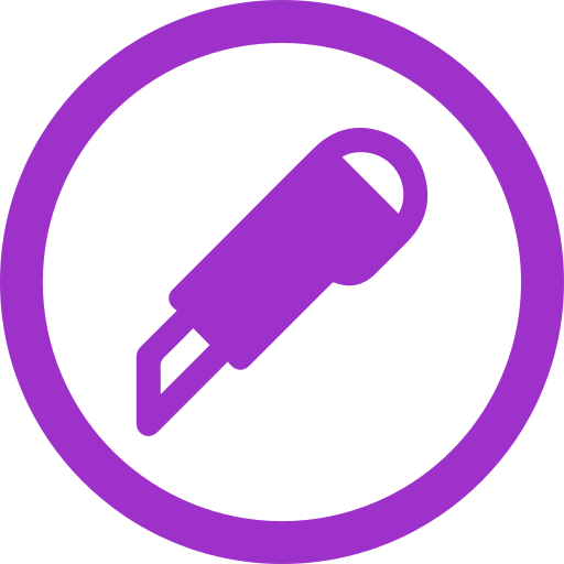 cortador icono gratis