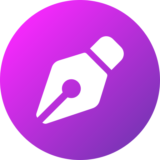 pluma fuente icono gratis