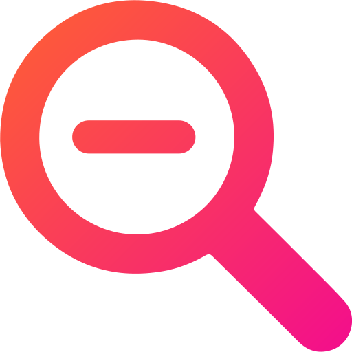 Zoom out free icon