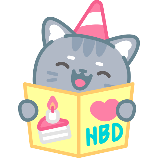 Cat free sticker