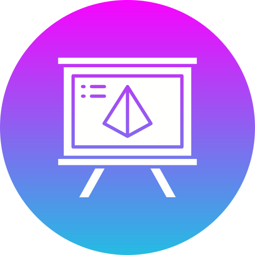 Blackboard Generic gradient fill icon