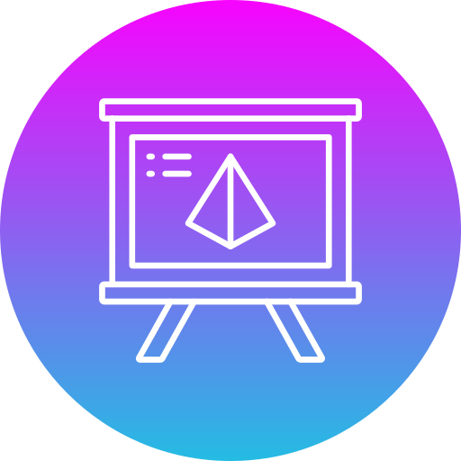 Blackboard Generic gradient fill icon