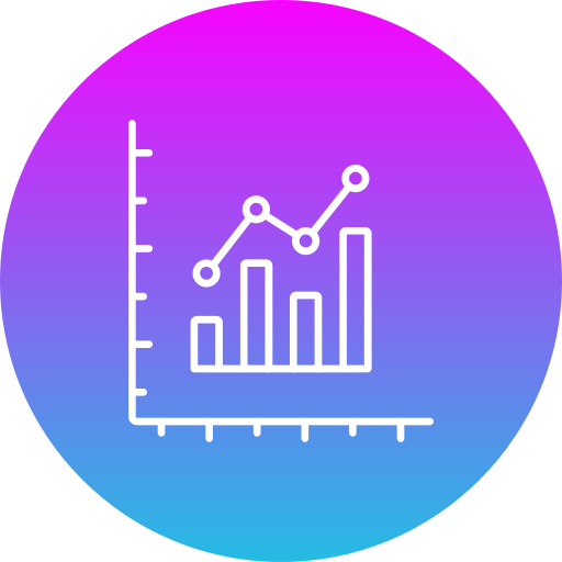 gráfico de barras icono gratis