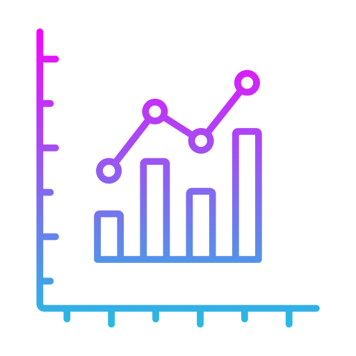 gráfico de barras icono gratis