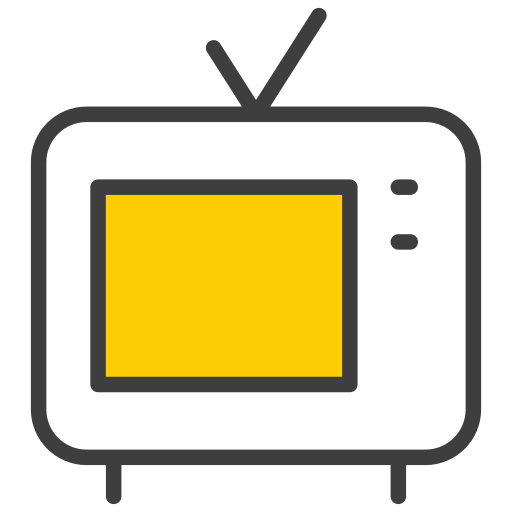 anuncio de televisión icono gratis