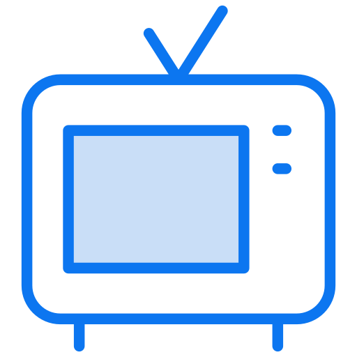 anuncio de televisión icono gratis