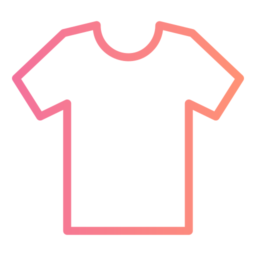 Tshirt Generic gradient outline icon