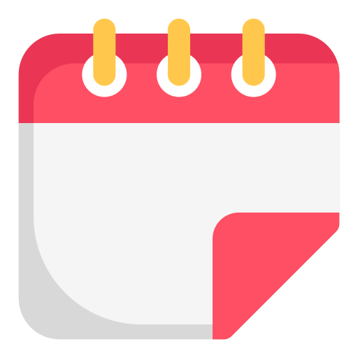 Calendar Generic color fill icon