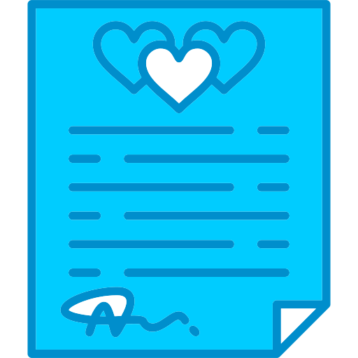 contrat de mariage Icône gratuit contrat de mariage Icône gratuit