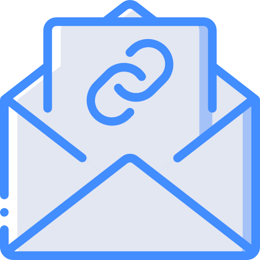 Mail Basic Miscellany Blue icon