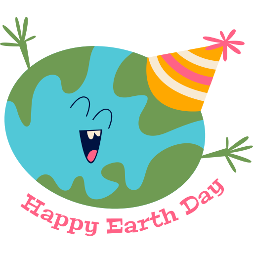 Earth day free sticker