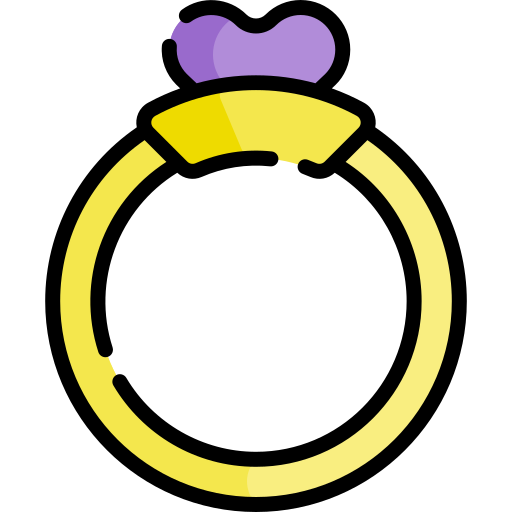 Ring Kawaii Lineal color icon