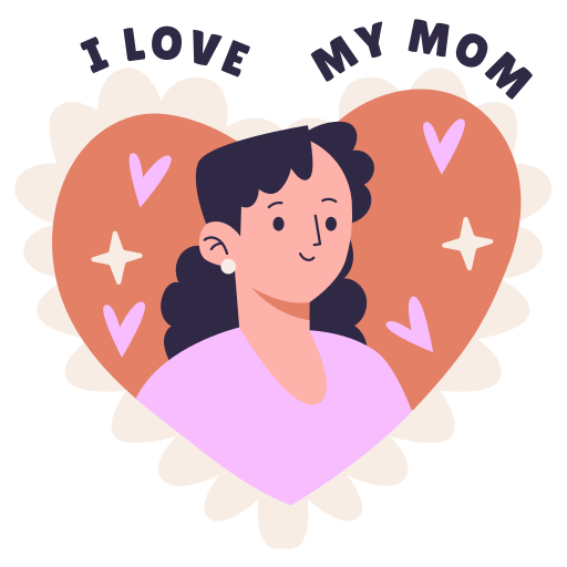 I Love You Mom Stickers Free Miscellaneous Stickers 3124