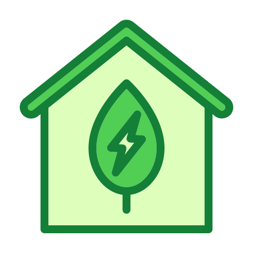 maison écologique Icône gratuit maison écologique Icône gratuit