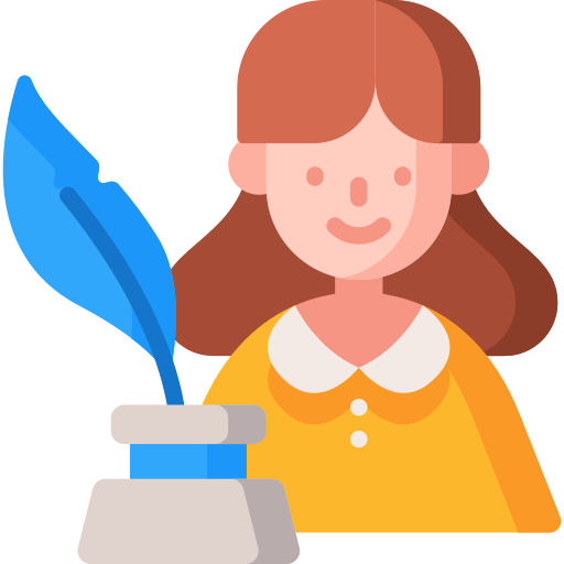 escritor icono gratis